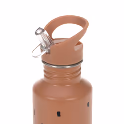 Lässig Gourde pour enfant inox, Happy Prints caramel