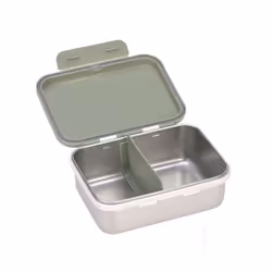 Lässig 1210029581 gamelle Boîte de rangement alimentaire Polypropylène (PP), Acier inoxydable Olive 1 pièce(s)