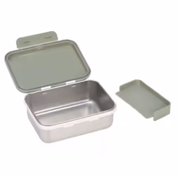 Lässig 1210029581 gamelle Boîte de rangement alimentaire Polypropylène (PP), Acier inoxydable Olive 1 pièce(s)