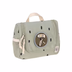 Lässig 1204003581, Trousse de toilette, Polyester, Olive, 100% polyester, Motif, Fermeture à glissière
