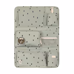 Lässig 1204004581, Olive, Organiseur de siège enfant pour voiture