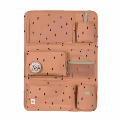 Lässig 1204004354, Beige, Organiseur de siège enfant pour voiture