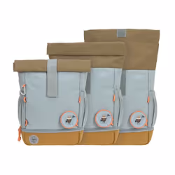 Lässig Sac à dos enfant Rolltop Nature, bleu clair