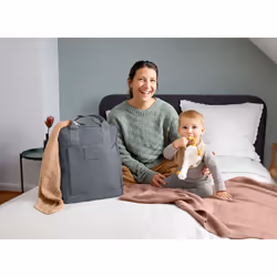 Lässig 1103039236 sac à couches Sac à dos Anthracite Polyester