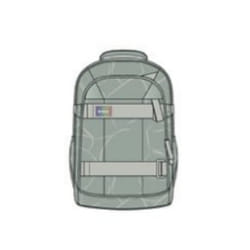 Lässig Bold sac à dos Cartable sac à dos Vert, Gris Polyester