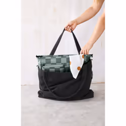 Lässig 1101039001 sac à couches Sac à main Noir Polyester