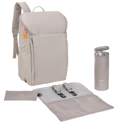 Lässig 1103046273 sac à couches Sac à dos Taupe Polyester, Polyuréthane