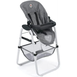 Bayer Chic 2000 - Chaise haute de poupée Gris Jeans