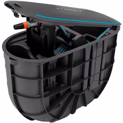 GARDENA Dévidoir automatique enterré RollUp M Le Dévidoir automatique enterré RollUp M GARDENA offre une solution de rangemen ...
