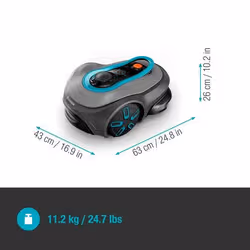 Gardena smart SILENO free Tondeuse à gazon robot Batterie Gris - Vue supplémentaire 3