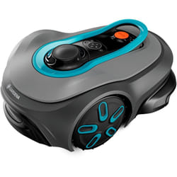Tondeuse robot smart sileno free 600 m². Connectée. Installation sans fil. Technologie lona. Tond sous la pluie. Capteur de gel. Nettoyage à l'eau.