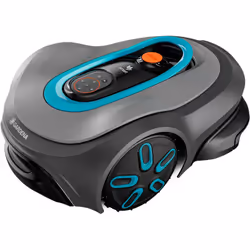 GARDENA Tondeuse robot smart SILENO max 1200 m² Trim-to-Edge : coupe au plus près des bords, jusqu’à 1 cm des éléments solide ...