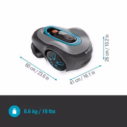 Gardena smart SILENO max Tondeuse à gazon robot Batterie Gris - Vue supplémentaire 3
