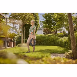 Gardena Liano tuyau d'arrosage 30 m Au-dessus du sol Polyvinyl chloride (PVC), Textile Noir, Bleu, Gris - Vue supplémentaire 4