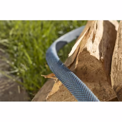 Gardena Liano tuyau d'arrosage 10 m Au-dessus du sol Polyvinyl chloride (PVC), Textile Noir, Bleu, Gris