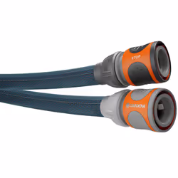 Gardena Liano Xtreme, Tuyau d’arrosage, 25 m, Bleu, Gris, Orange