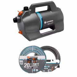 Gardena 9051-20, Pompe à gravité, 3,6 bar, 4100 l/h, IPX4, Gris