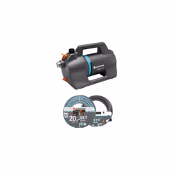 Gardena 4200 Silent Set, 600 W, Secteur, 3,9 bar, 4200 l/h, IPX4, Orange, Vert, Gris