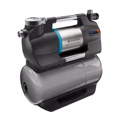 Gardena 6300 SilentComfort, 1050 W, Secteur, 4,9 bar, 6300 l/h, IPX4, Aluminium, Noir, Bleu, Gris