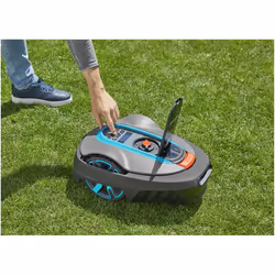 Gardena 19605-60 tondeuse à gazon Tondeuse à gazon robot Batterie Noir, Vert, Gris