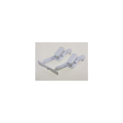 Bouton blanc compatible avec Whirlpool 481071425341 - Double bouton de démarrage pour machine à laver
