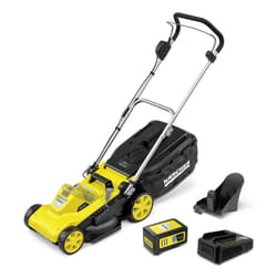 Kärcher LMO 3-18 Marcher derrière un tracteur tondeuse Batterie Jaune, Noir