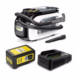 Kärcher SE 3-18 Compact, Compact, Batterie, 1,9 m, 1,7 L, 2,9 L, Noir, Blanc
