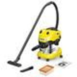 Aspirateur grossier - KÄRCHER - WD 4-18 S Dual V-20/22 - Moteur 36 V - Réservoir acier 20 l - Accessoires inclus