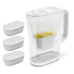 Kärcher WFP 12 + 3 Bouteille d'eau filtrante 2,4 L Transparent, Blanc