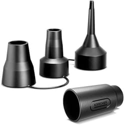 Adaptateur de soufflage - KÄRCHER - 2.863-373.0 - 3 buses incluses - Compatible avec tous les modèles - Noir