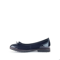 Ballerines marine en cuir femme Gabor