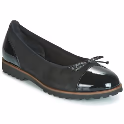 Ballerines marine en cuir femme Gabor