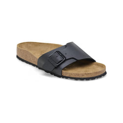 Sandales Catalina Etroite Cuir Noir
