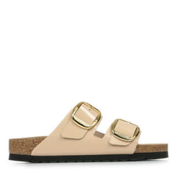 Sandales femme Birkenstock Arizona Big Buckle Natural Leather Patent