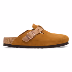 Sandales Boston Braided Etroite Cuir Marron