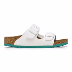 Sandales Arizona Big Buckle Nubuck Blanc
