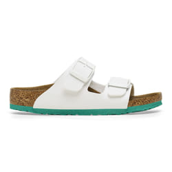 Sandales Arizona Big Buckle Nubuck Blanc