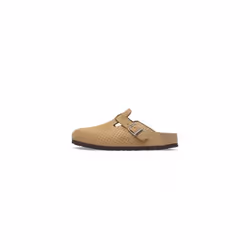 Sandales Boston Etroite Cuir Beige