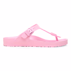 Pantoufles Birkenstock Gizeh Eva - Femme - Rose - Coupe large
