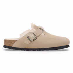 Birkenstock modèle Boston Vl/ Shearling Brun clair - 39