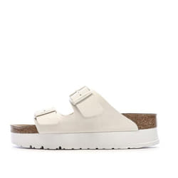 Sandales Beige Femme Birkenstock Arizona Papflex