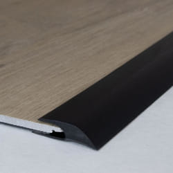 Profile de finition PVC  profilé darrêt  hauteur 5 mm  PVC souple  type 356  Couleur:noir  Largeur:32 mm