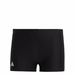 Boxers de bain Adidas 3 Stripes - Noir/Blanc - Homme