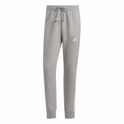 Pantalon fuselé en molleton Essentials Cuff 3-Stripes en Gris