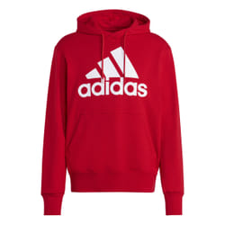 Sweat-shirt à capuche en molleton Essentials Big Logo en Rouge