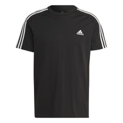 T-shirt à 3 bandes en jersey Essentials en Noir