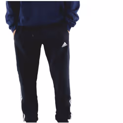 Pantalon fuselé en molleton Essentials Cuff 3-Stripes en Bleu