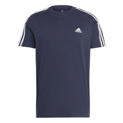 T-shirt de sport homme - Adidas IC9335.man - Couleur bleue - Trois bandes sur les manches