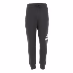 Pantalon de survêtement noir Adidas pour homme - Taille élastique et cordon de serrage - Logo sérigraphié