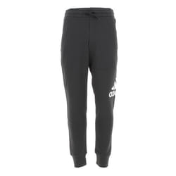 Pantalon de survêtement noir Adidas pour homme - Taille élastique et cordon de serrage - Logo sérigraphié